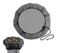 Deno Rain Barrel Net Bucket Mesh Cover Water Butt Net Rain Barrel Cover Adjustable Rain Barrel Cover With Drawstring For Outdoor Garden Bucket In-sect Protection Cover