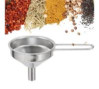 Deno Stainless Steel Kitchen Filter Funnel,Kitchen Funnel With Long Handle, Small Caliber Liquid Dispensing Tool,Small Funnel For Essential Oil, Powder Spices, Bottle Filling 3.94x1.89x2.2in