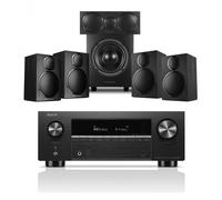 Denon AVC-X3900H 9.4 Ch. 8K Dolby Atmos AV Amplifier with Wharfedale DX3 HCP 5.1 Black Speaker Package