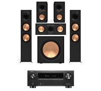 Denon AVCX3800H AV Receiver And Klipsch R-800F 5.1 Speaker Package