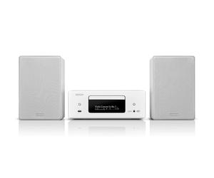 Denon CEOL N12 DAB DAB+ Receiver With SCN10 Speakers Bundle White