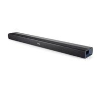 Denon DHT-S218 Sound Bar (Black), 2.1-Channel, 3D Audio with Dolby Atmos, 2 Built-in Subwoofers, Dual Midrange Drivers & Tweeters, 4K UHD HDMI with eARC, Dialog Enhancer, Multi-Pairing & Multi-Point