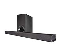 Denon DHT-S316 Soundbar with Subwoofer, Bluetooth Sound Bar for Surround Sound System, Dolby Digital, DTS Decoding, Dialogue Enhancer, HDMI ARC, Wall
