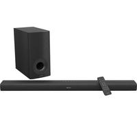 Denon DHT-S316 Soundbar and Wireless Subwoofer for Surround Sound, Bluetooth Sound Bar with Dolby Digital, DTS Decoding, Dialogue Enhancer, HDMI ARC, Wall Mountable, Music Streaming