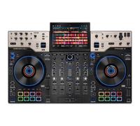 Denon DJ PRIME 4 G2 Standalone DJ Controller with Onboard Stems Rendering | 4 Decks, Multi-Zone MPCe Pads, FX Paddles, Built-in DMX Interface, Wi-Fi Streaming, Bluetooth, 8" Jog Wheels