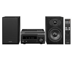DENON DM-41DAB Wireless Traditional Hi-Fi System - Black, Black
