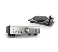 Denon DP-400 Turntable, Black + Denon PMA600NE HiFi Amplifier, Power Amplifier with Bluetooth