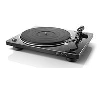 Denon DP-450USB Semi-Automatic Analog Turntable | USB Output for Recording | Speed Auto Sensor | Specially Designed Curved Tonearm | 33 1/3, 45, 78 RPM (Vintage) Speeds | Superior Audio, Black