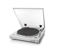 Denon DP29FE2 Record Player for Vinyl Records - Silver | Vinyl Turntable, MP3 & WAV, 33/45 RPM, Built-in Phono Equalizer, Including Removable Dust Cover & MM Cartridge, MC Compatible
