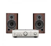 Denon PMA-600NE Amplifier Silver & Wharfedale Diamond 9.1 Carbon
