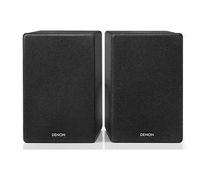 Denon SCN10 Speakers - Black | Two-Way HiFi Speakers for TV Sound System, 2x 65W, Compatible with Receivers & Amplifiers, Elegant Design