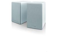 Denon SCN10 Speakers, Two-Way HiFi Speakers for TV Sound System, 2x 65W, Compatible with Receivers & Amplifiers, Elegant Design - White, SCN10WTEM