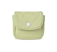 Denovin Coin Purse, Small Wallet for Women, Solid Color Canvas Credit Card Holder Pouch Wallets Woman for Change Cash Money Key Headset Lipstick, Green, Cute