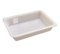 Denox 2 Litre (L 300 x W 210 x H 65mm) - White Shallow Nesting Food Grade Storage Tray Commercial Display Box (1)