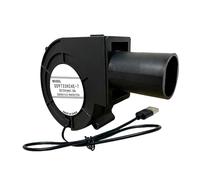 Dense 97mm Electric Flame Fan with 5V USB Outlet Rapid Flame Igniting for Barbecue Stove Outdoor Cooking Smoker Fan