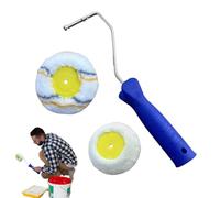 Dense Bristle Paint Edge - Corner Painting Tool - Edge Painting Tool for Walls | Comfortable Mango Corner Roller for Plaster Panels -