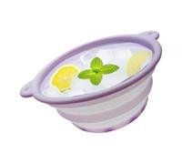 Dense Pliable Ice Counseling Face Bowl For Cold Contract Care And Rest Includes Tray Pliable Massage Bowl For Ease