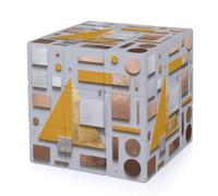 Densely Textured Geometry Magic Cube,The Original 3x3 Cube,Speed Cube Problem-Solving Brain Teaser,Easy Turning Sensory Puzzle Toy,Sensory Stress Relief Form Fidget Toys