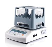 Density Balance Scale, Solid Specific Gravity Meter with LED Screen, Stainless Steel Pan, Data Output for Lab, Jewelry, Industry