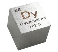 Density Cubes, 10mm Element Cubes - Periodic Table of Elements Collection - Rare Earth Metals(Dysprosium Dy)