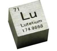 Density Cubes, 10mm Element Cubes - Periodic Table of Elements Collection - Rare Earth Metals(Lutetium Lu)