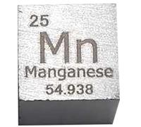Density Cubes, 10mm Element Cubes - Periodic Table of Elements Collection - Rare Earth Metals(Manganese Mn)