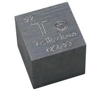 Density Cubes, 10mm Element Cubes - Periodic Table of Elements Collection - Rare Earth Metals(Tellurium Te)