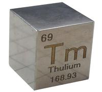 Density Cubes, 10mm Element Cubes - Periodic Table of Elements Collection - Rare Earth Metals(Thulium Tm)