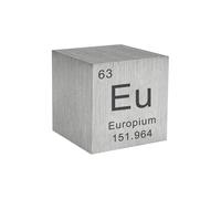 Density Cubes Element Cubes 0.39in/10mm for Periodic Table Collection Science Use in The Classroom or Home-63 Europium (EU)