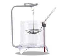 Density Determination Bracket with Thermometer, Easy Handling Electronic Balance Frame for Accurate Liquid and Solid Density Measurement in Laboratories