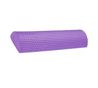 Density Foam Roller for Effective Muscle Massage and Flexibility Training, EVA Foam Half Round Roller for Yoga Pilates Physical Therapy, 11.81/17.72/23.62 Inch- Purple 30cm