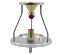Density Meter, Stainless Steel Bulk Density Tester with Cone Funnel and 10ml Measuring Cup for Laboratory Use, Built-in Level for Accurate Measurements