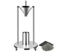 Density Meter, Stainless Steel Stacking Tester for Powder Bulk Density with 60° Funnel, 12.7mm Outlet & 100ml Cup for Metal Alloys & Powder Materials
