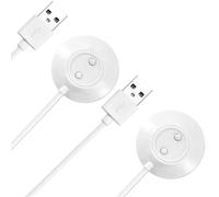 Densleonis Rose Charger, Replacement Rose Standing Base Dock Station, Magnetic Fast Charging USB Cable Charger for Roses - 2 Pack, 2.5Ft