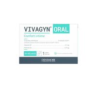 Densmore - Vivagyn - Probiotic Intimate Flora - Restoration of Vaginal Balance - 2 probiotic strains including Lactobacillus Rhamnosus - Vitamin D3 - 30 capsules - Cure 1 month - Made in Europe