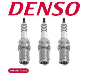 Denso 3x Spark Plug Ignition 1-Earthed Electrode Fits Land Rover Volvo FK20HQR10