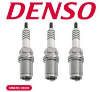 Denso 3x Spark Plugs Ignition System 1-Earthed Electrode 16 Spanner Size IK20
