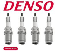 Denso 4x Spark Plugs Ignition System 1-Earthed Electrode 20.6 Spanner Size IWF27