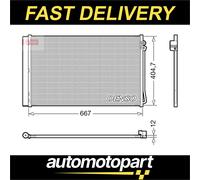 DENSO DCN17062 Air conditioning condenser
