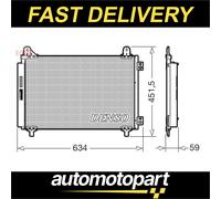 Denso Air Con Condenser DCN21034 AC Conditioning 9825371480 OE Quality Part