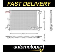 Air Con Condenser fits SEAT TARRACO KN2 1.5 2.0 2.0D 2018 on Denso 5Q081611AP