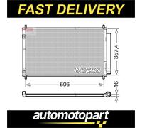 Denso Air Con Condenser DCN50058 AC Conditioning 884600D220 8846052170 Quality