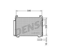 Denso Air Condition A/C Air Con Condenser Fits Toyota Yaris/Vitz DCN50025
