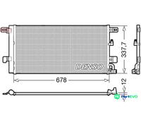 DENSO AIR CONDITIONING CONDENSER DCN02001 FOR AUDI