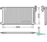 DENSO AIR CONDITIONING CONDENSER DCN05003 FOR BMW