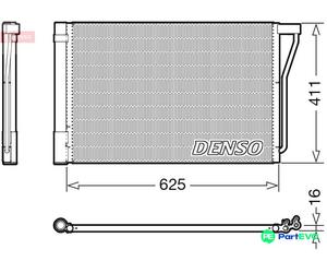 DENSO AIR CONDITIONING CONDENSER DCN05022 FOR BMW