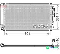 DENSO AIR CONDITIONING CONDENSER DCN05033 FOR BMW