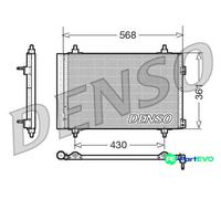 DENSO AIR CONDITIONING CONDENSER DCN07008 FOR CITROËN PEUGEOT DS