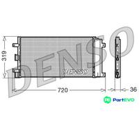 DENSO AIR CONDITIONING CONDENSER DCN09042 FOR FIAT