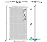 DENSO AIR CONDITIONING CONDENSER DCN09047 FOR FIAT JEEP